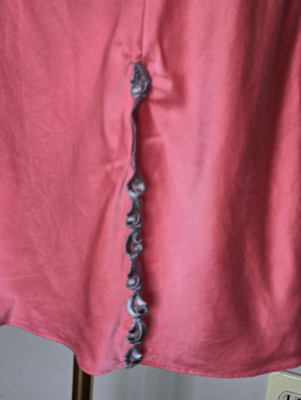 Vintage Victoria’s Secret 90s Bias Cut Rose Pink 100% Silk Slip Dress Size M - Picture 5 of 13